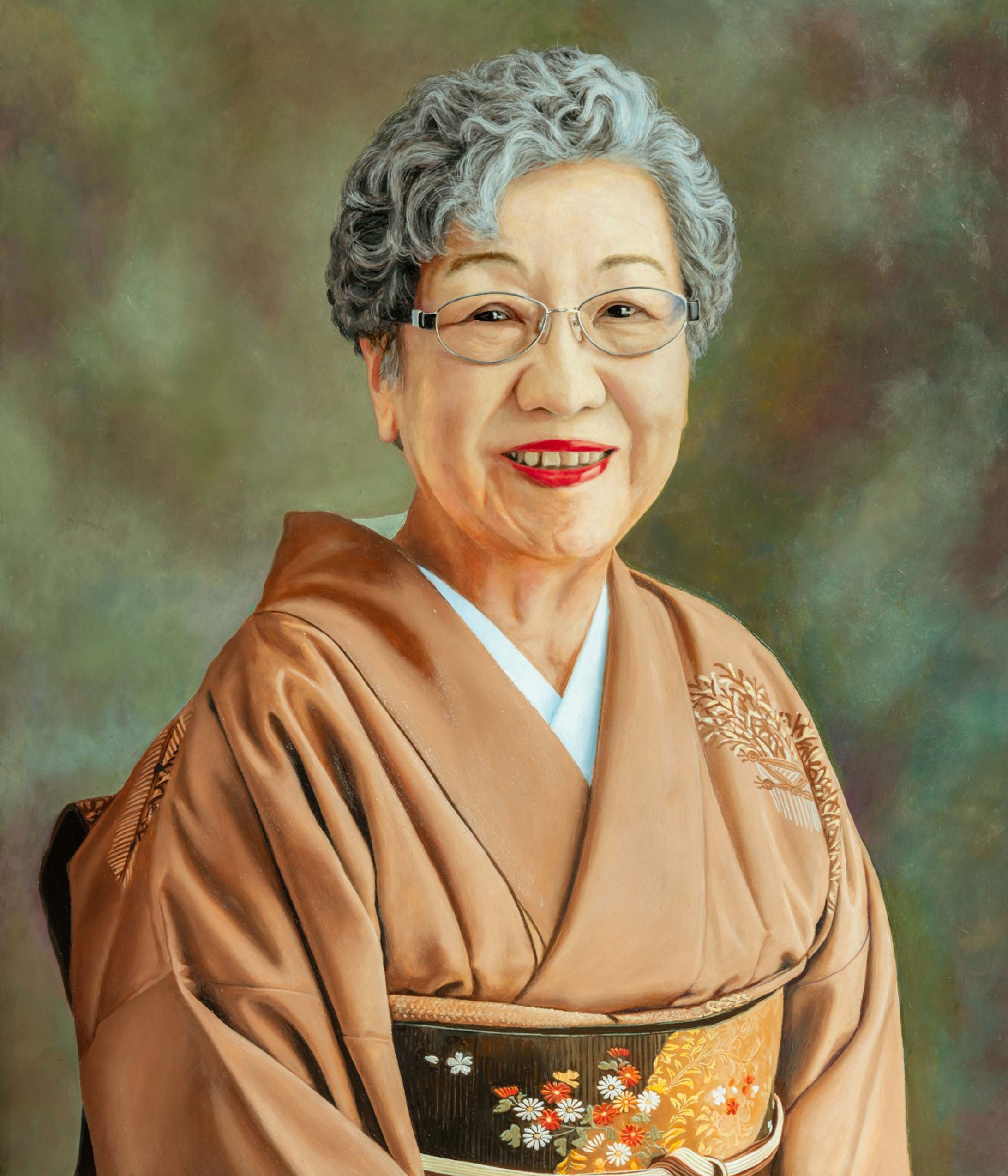 「和服の女性」　F10号-1