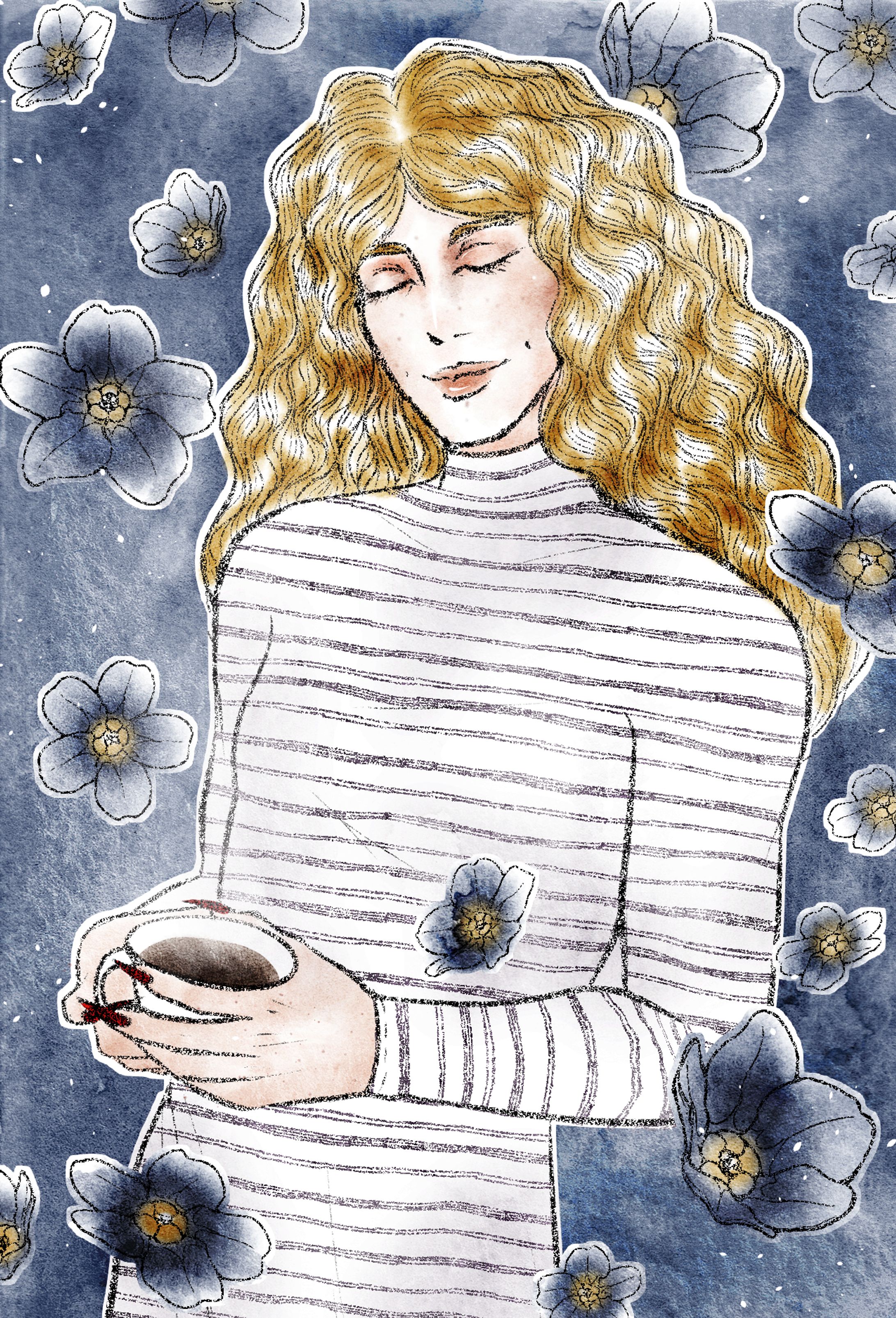 Val and Forget-Me-Nots-1