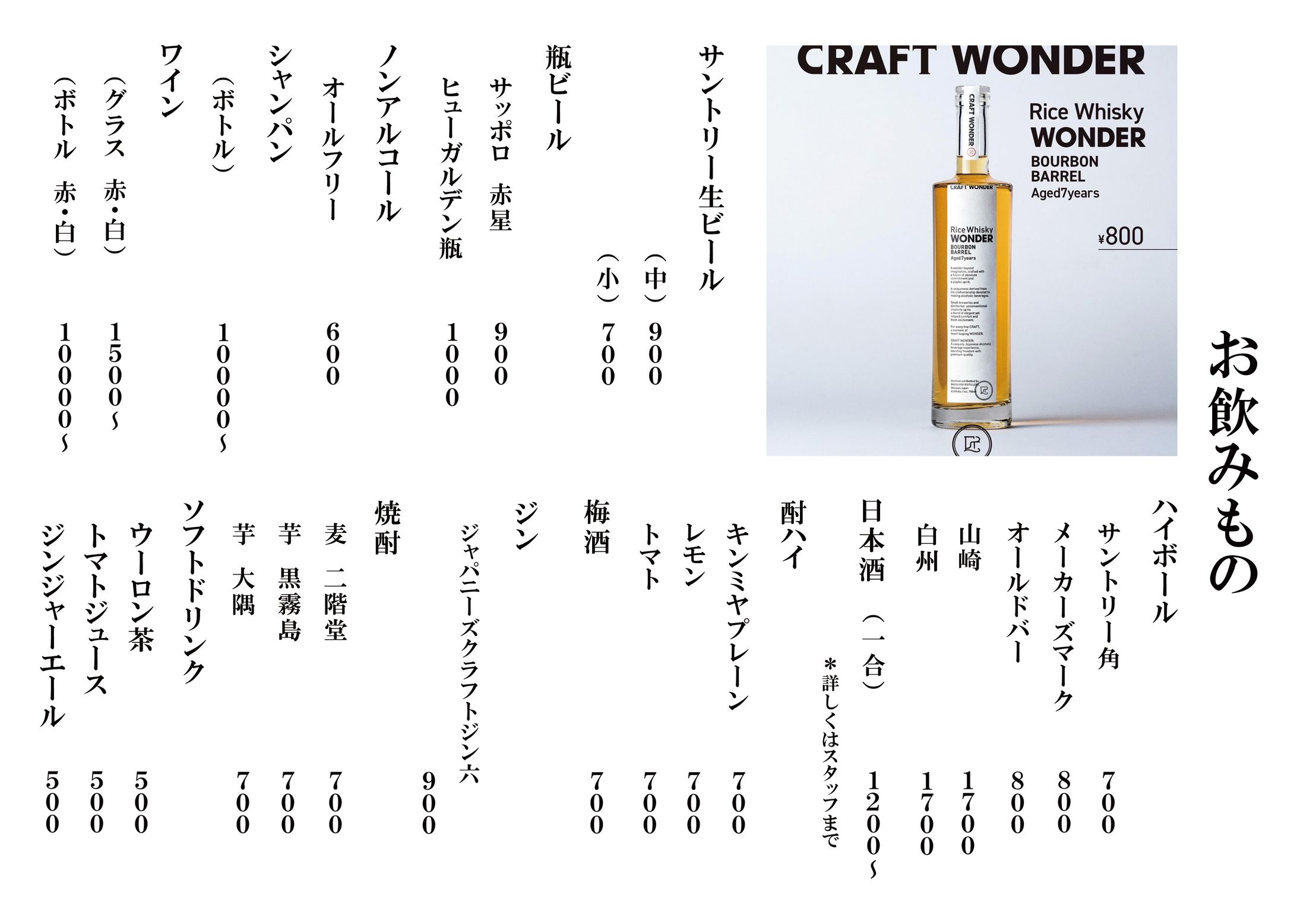 炭火屋 かっぱ様 メニュー表制作-1