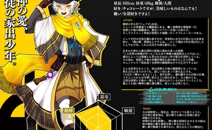 キャラクタープロフィール画像