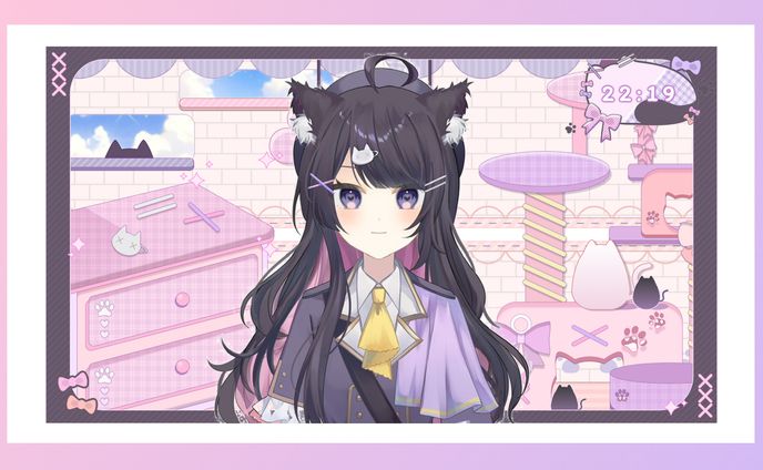 配信画面 Overlay / かぷや