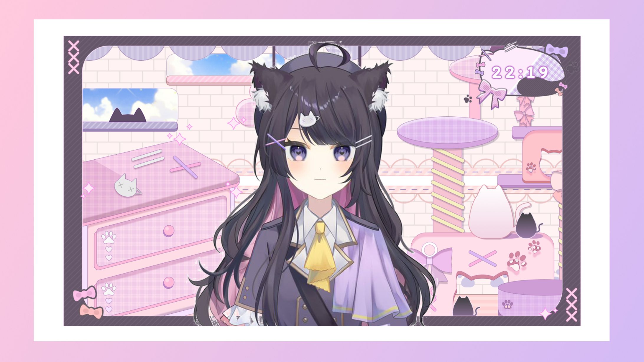 配信画面 Overlay / かぷや-1