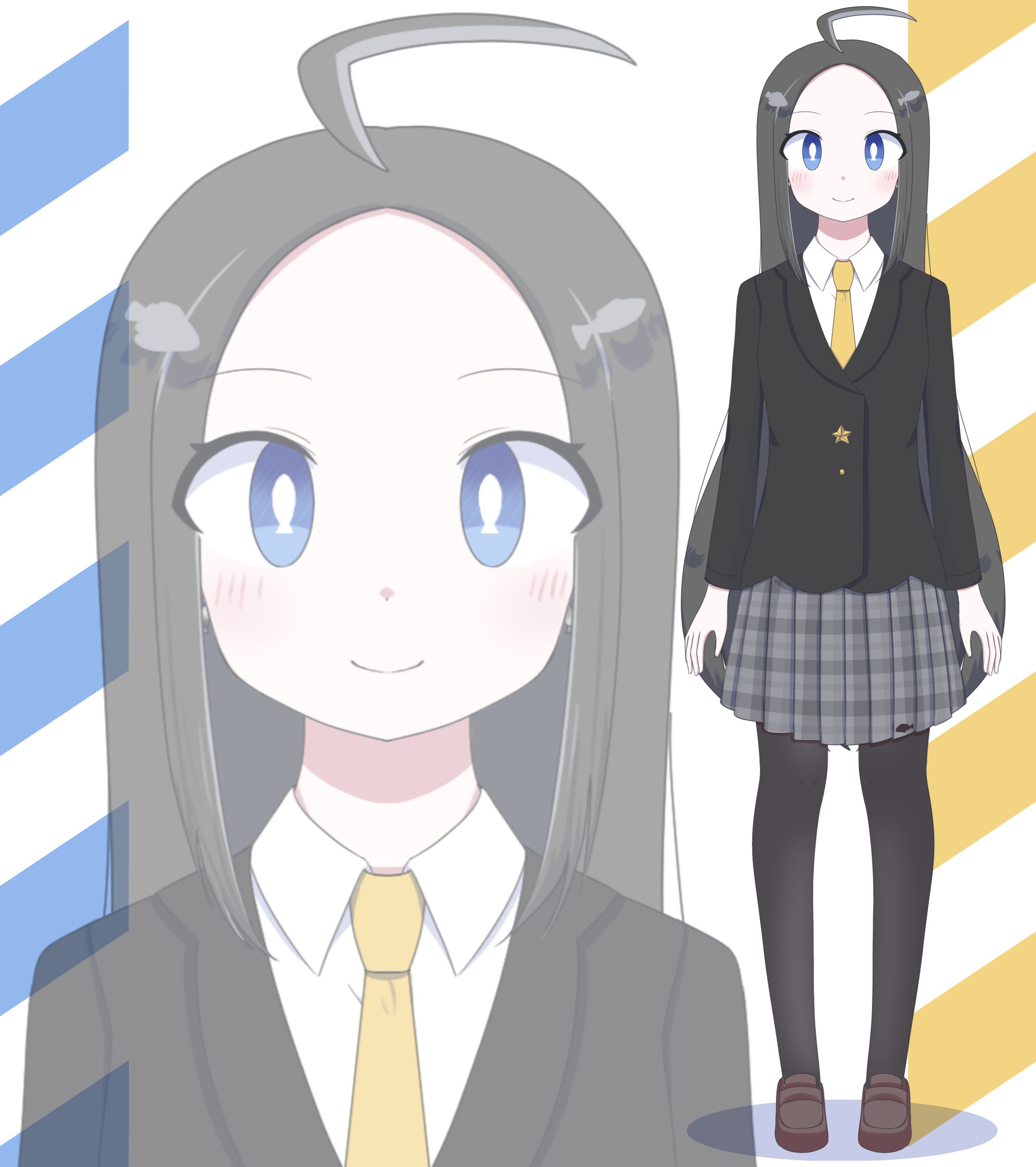 鎌井ルカ立ち絵イラスト-1