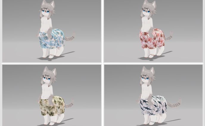 【にゃんたうろす対応】サーフパンツ