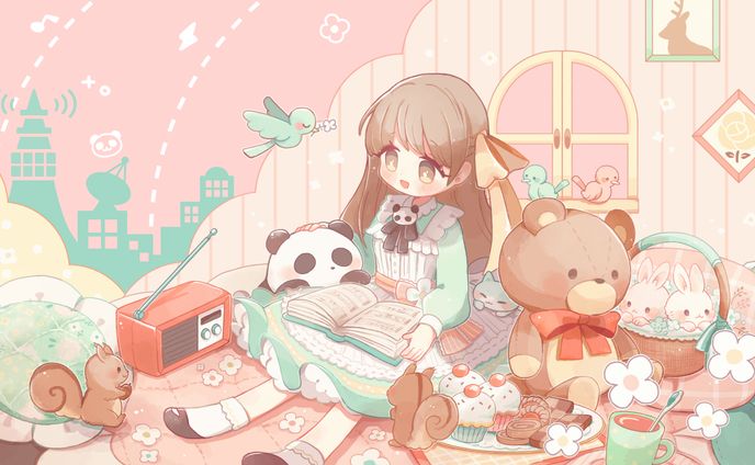 op/ed、動くイラスト