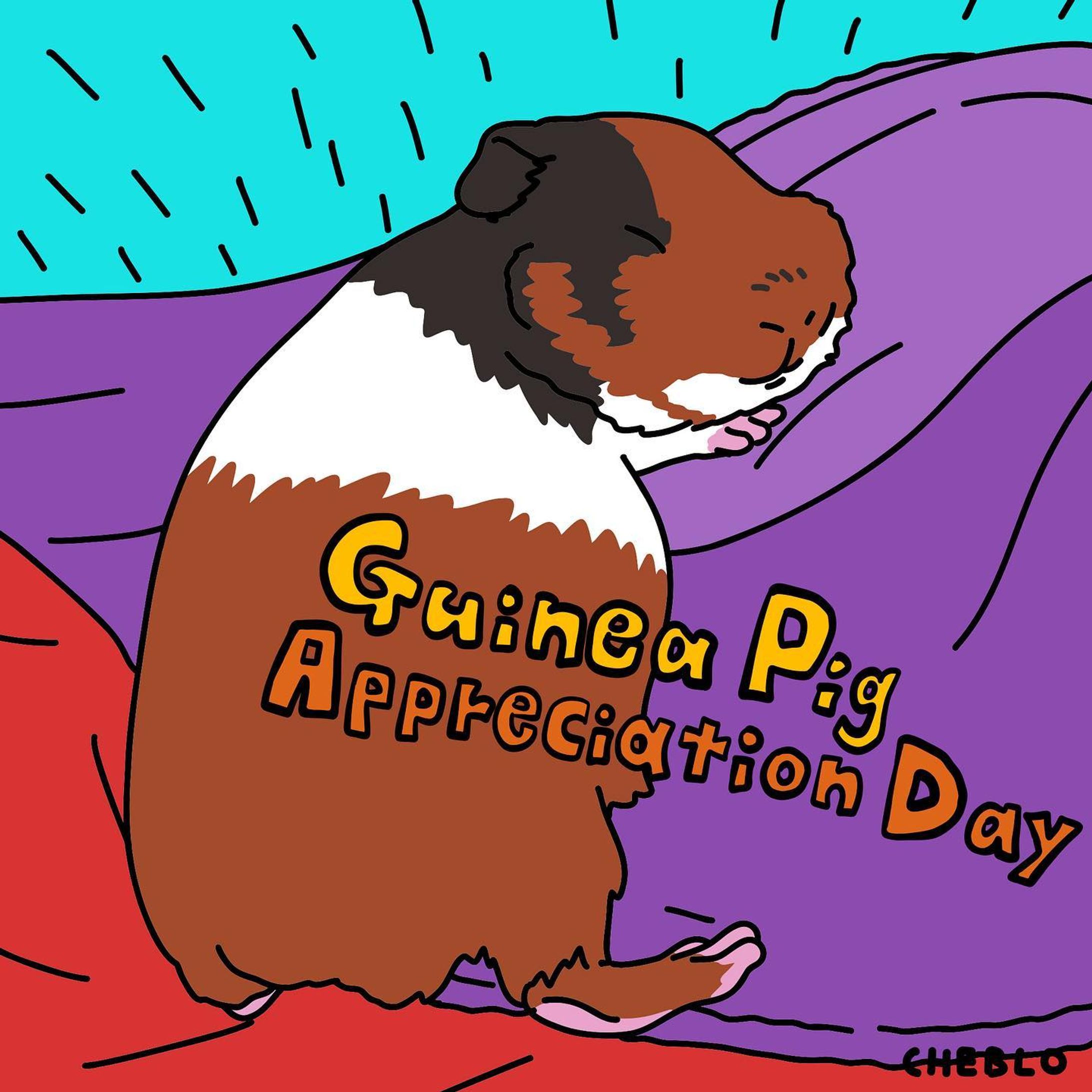 🐹モルズに感謝🐹

今日7月16日は

「Guinea Pig Appreciation Day（#モルモット感謝の日）」🎉

#guineapigappreciationday  #guineapig #animal #illustration #illustrator #pic #love #モルモット #絵 #イラストレーター #イラスト #小動物 #動物 #colorful #カラフル #pop #art-1