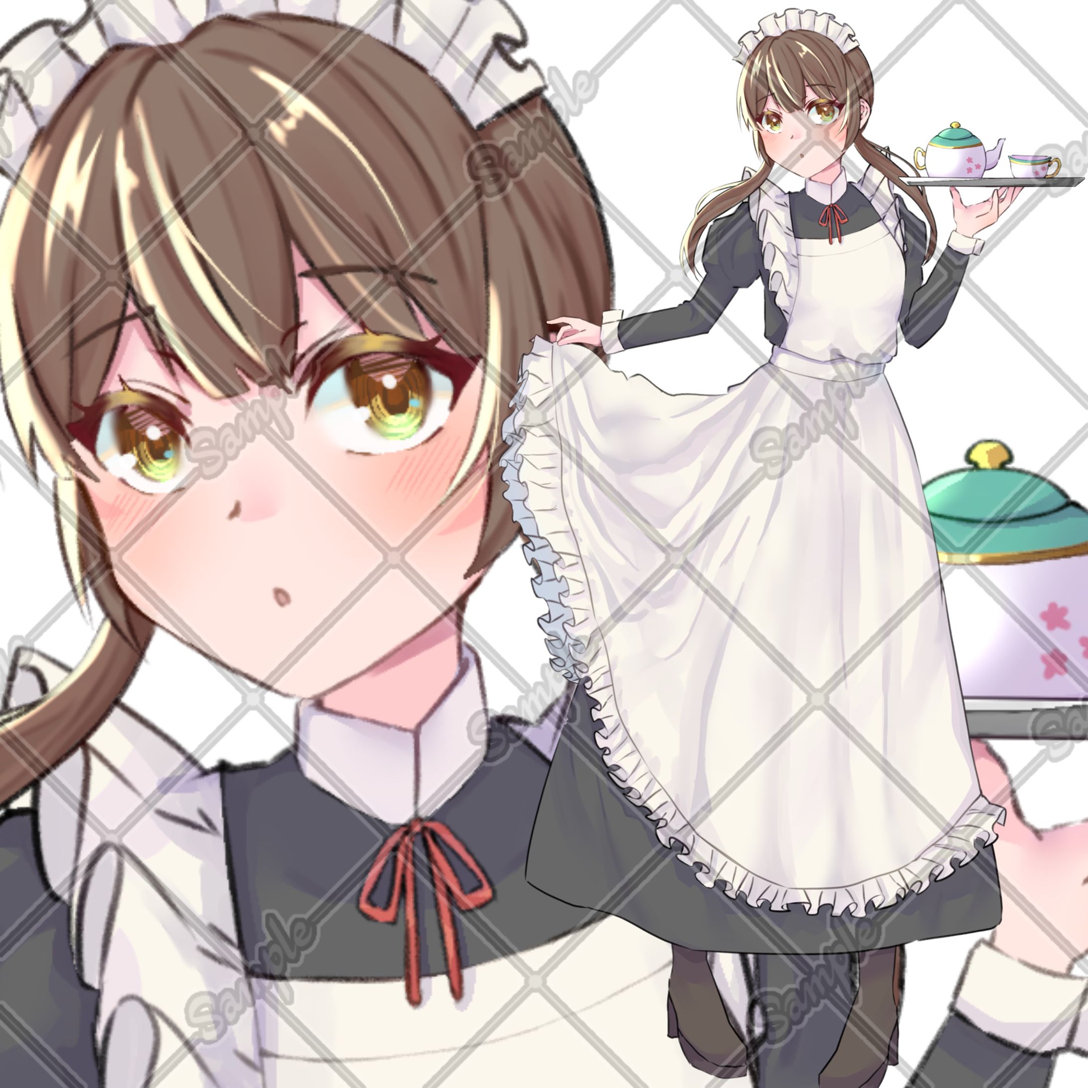 キャラクター販売 クラシックメイド(おさげ)-1