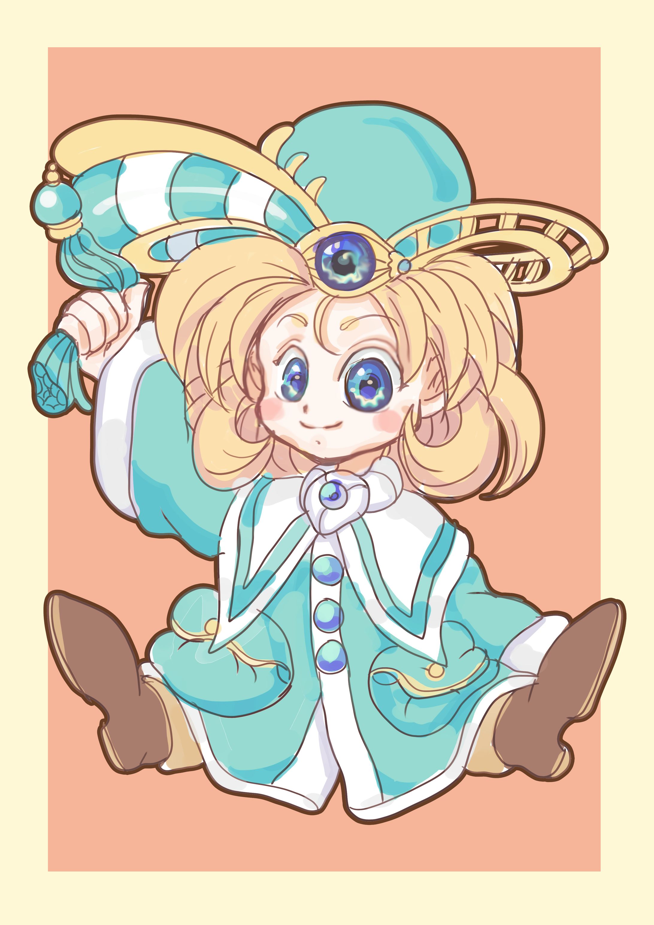 帽子をかぶった少年-1