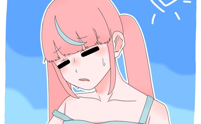 2025　暑がるイラスト③　量産