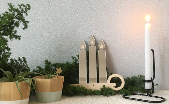 candle mirror