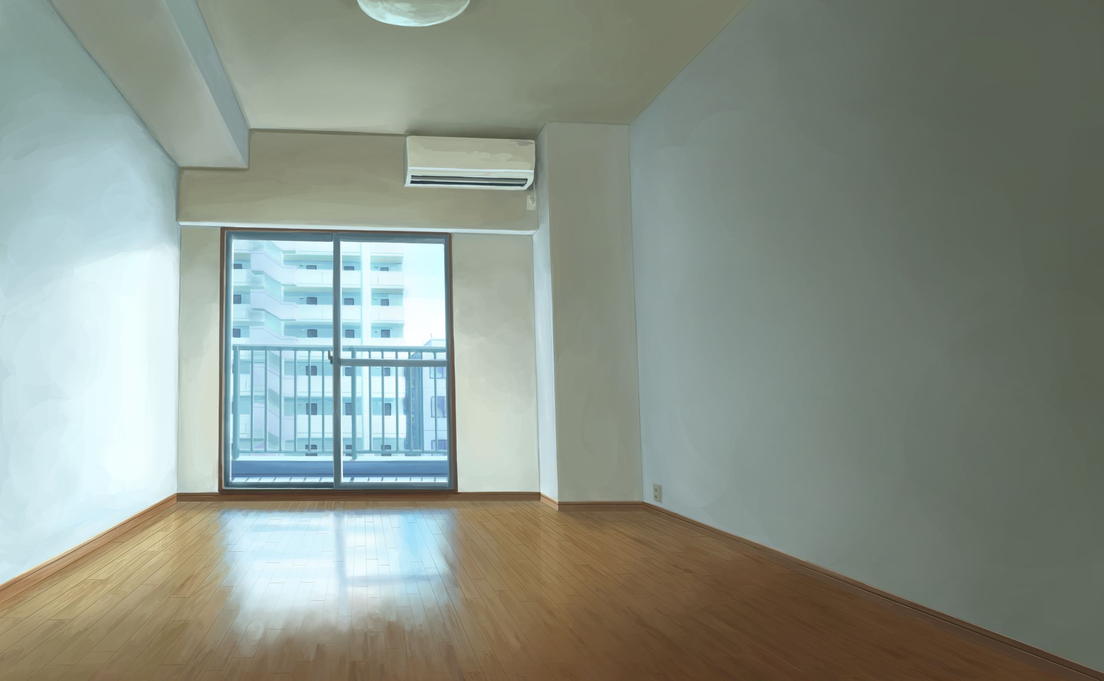 アパート部屋（昼）-1