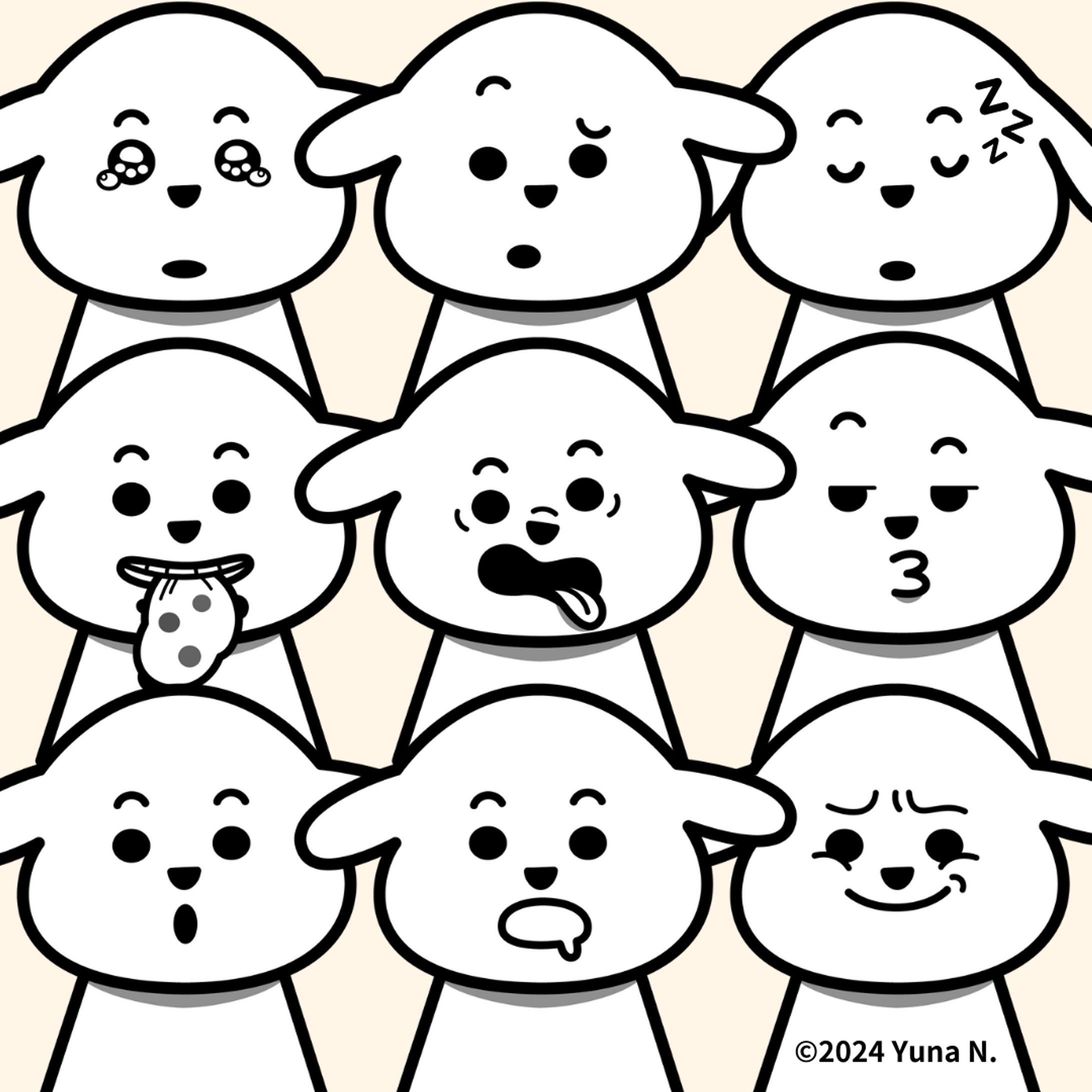 ふくちゃん：変顔-1