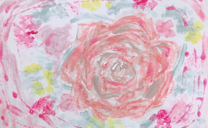 rose garden #art