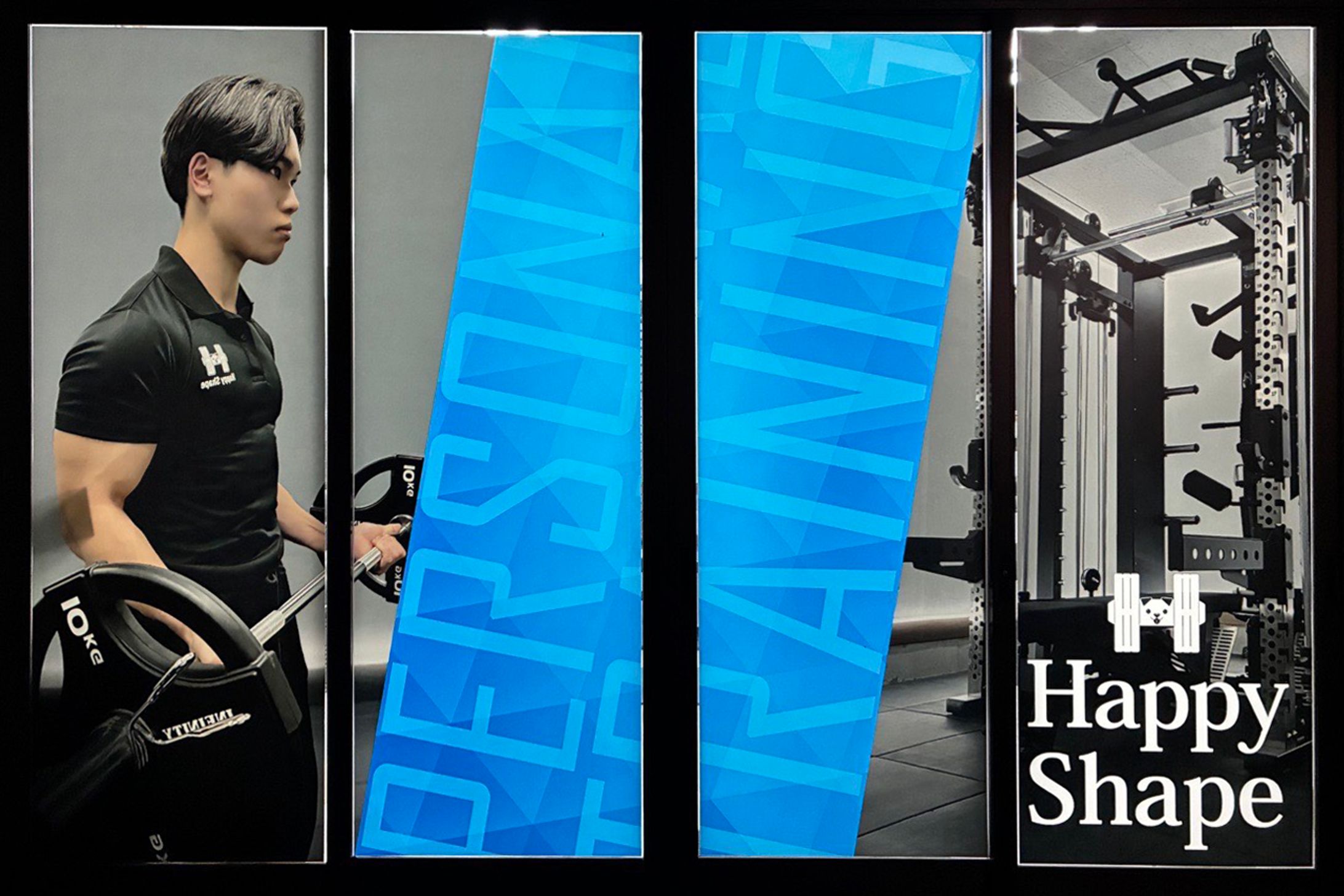 【HappyShape様】２号店サインシートデザイン-1