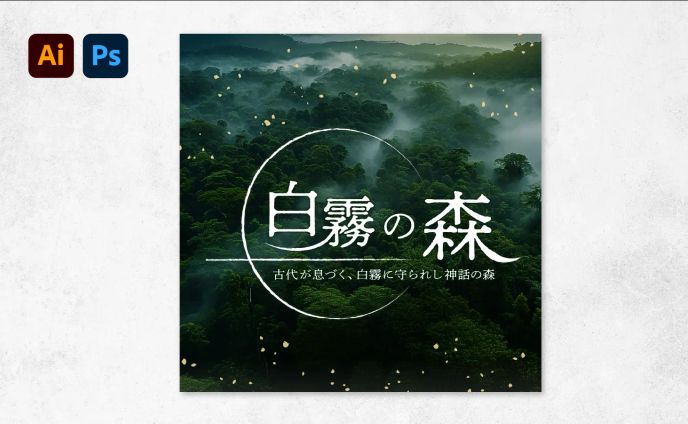 ロゴ：白霧の森