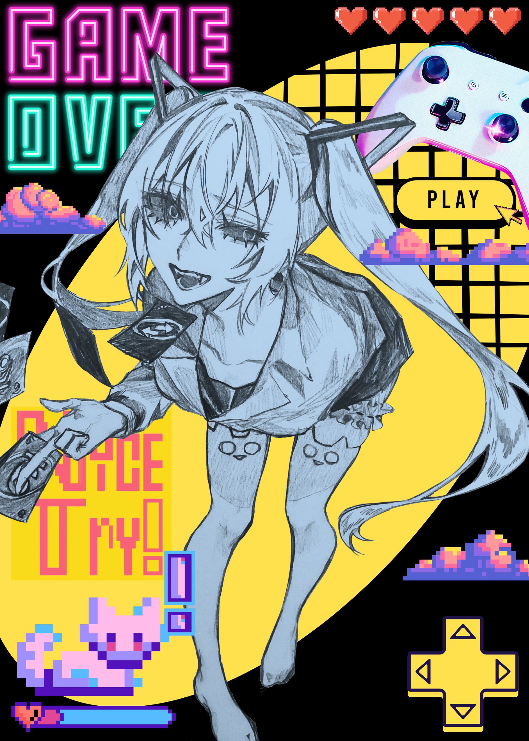 アナログイラスト・手描き文字-1