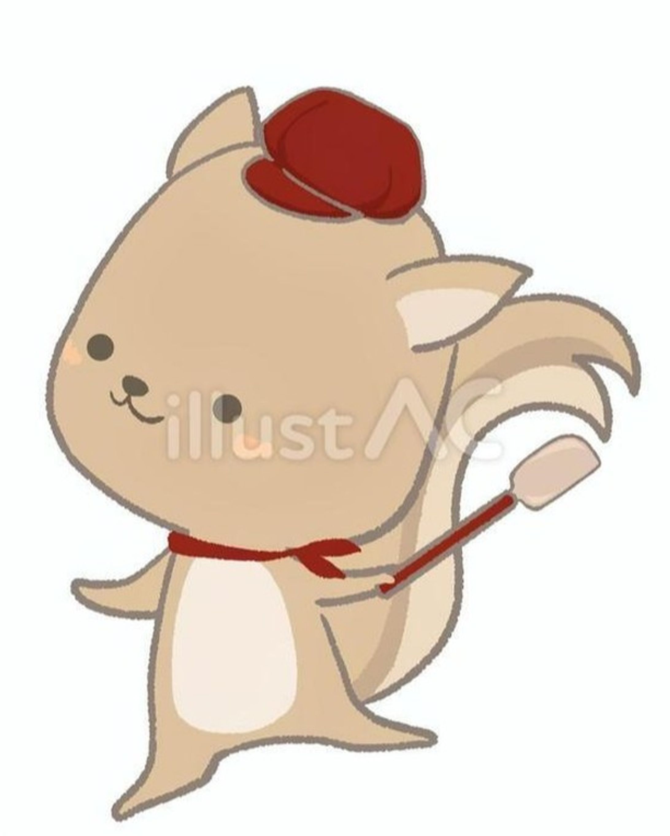 楽しいな。チョコ作り。
https://www.ac-illust.com/main/detail.php?id=23457136
　#リス　#かわいい　#バレンタイン　#イラスト　#イラストAC-1