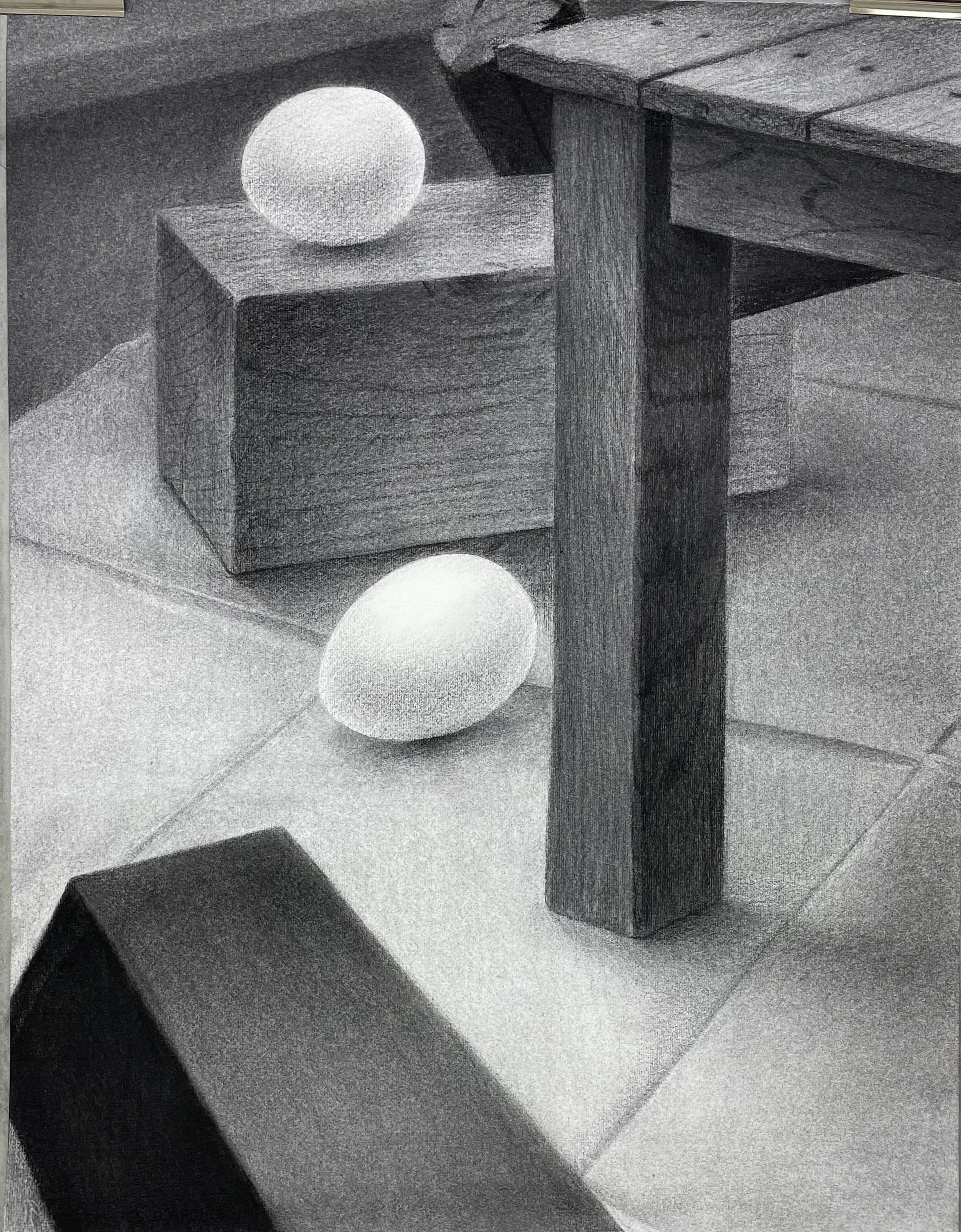 静物デッサン-1