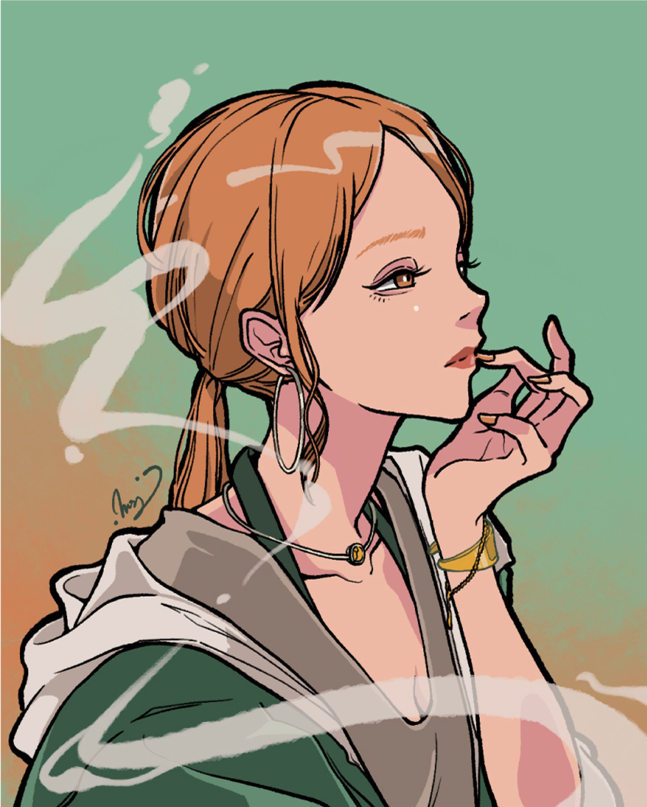 2023.11 なんか、いい感じになれるアンニュイ展。イラスト-1