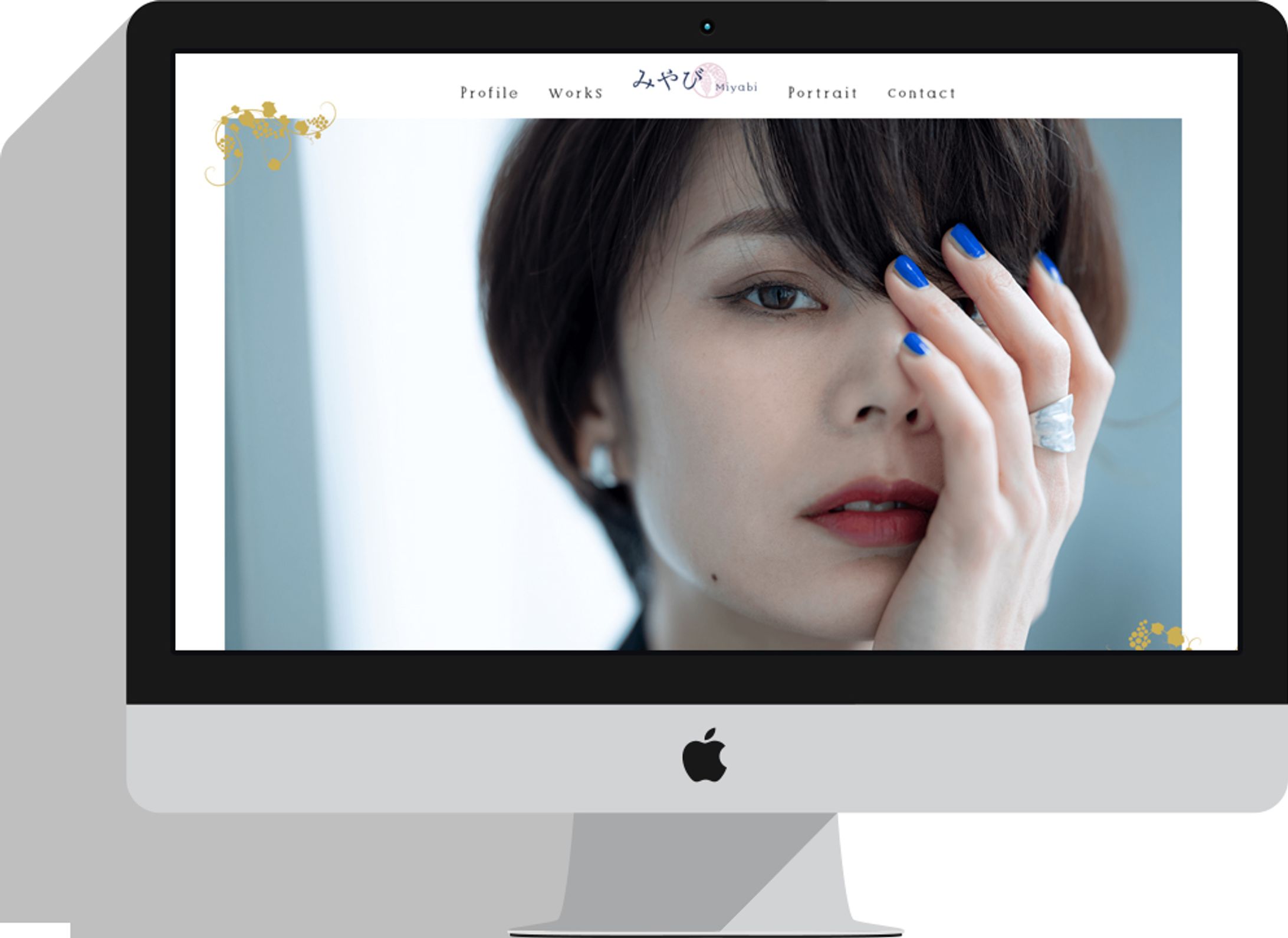 女優miyabi様Webサイト-1