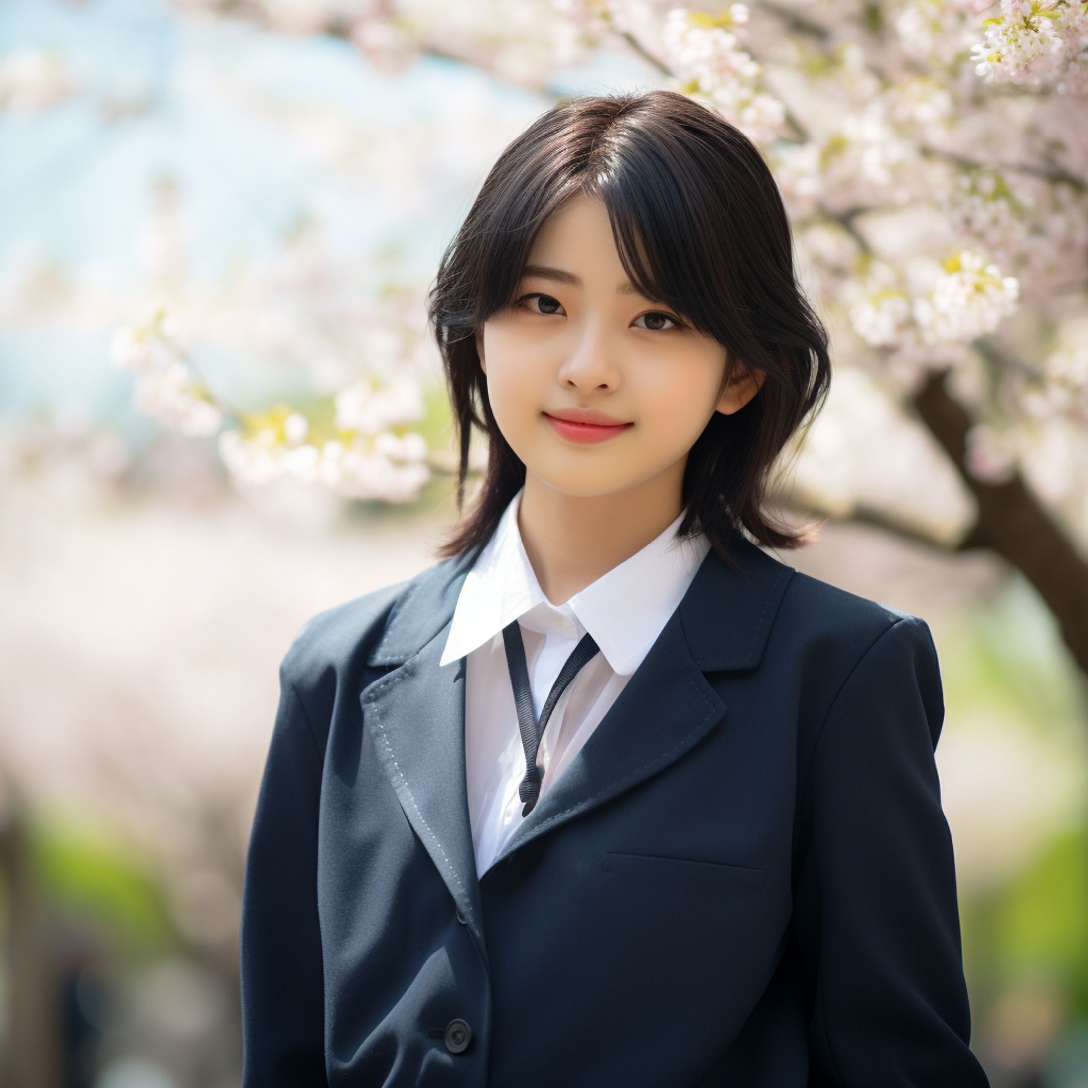 桜と女子高生2-1