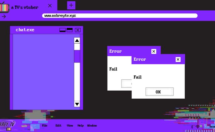 Chatting screen for Aubrey TV