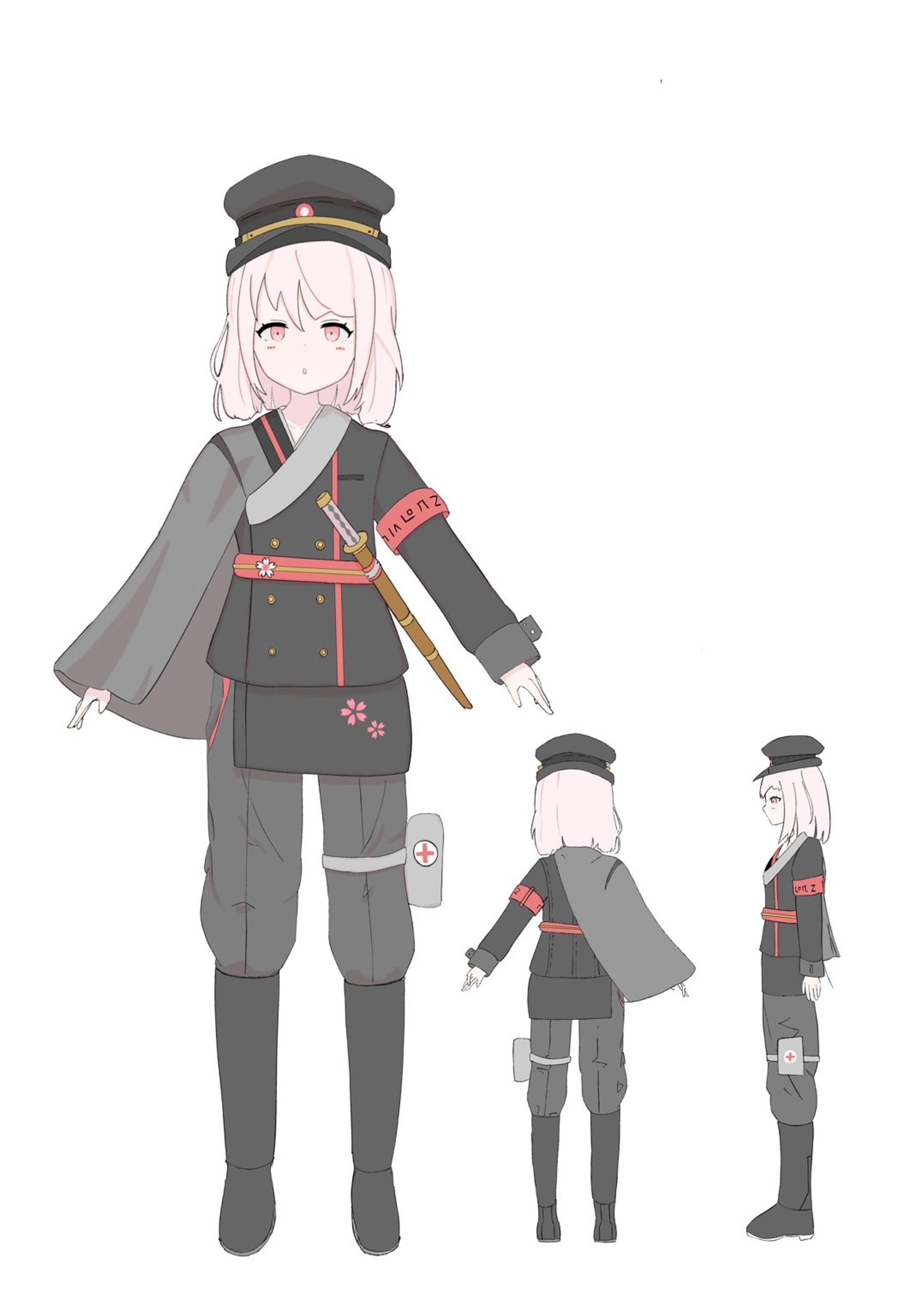 【衛生兵ちゃん_３面図】-1