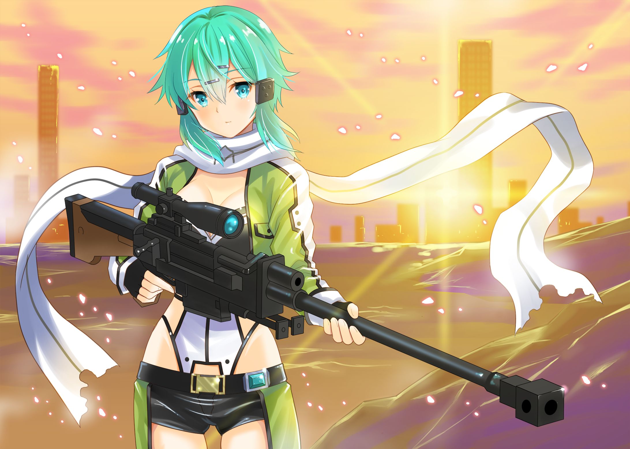 SAO　シノン　銃器少女大好きです-1