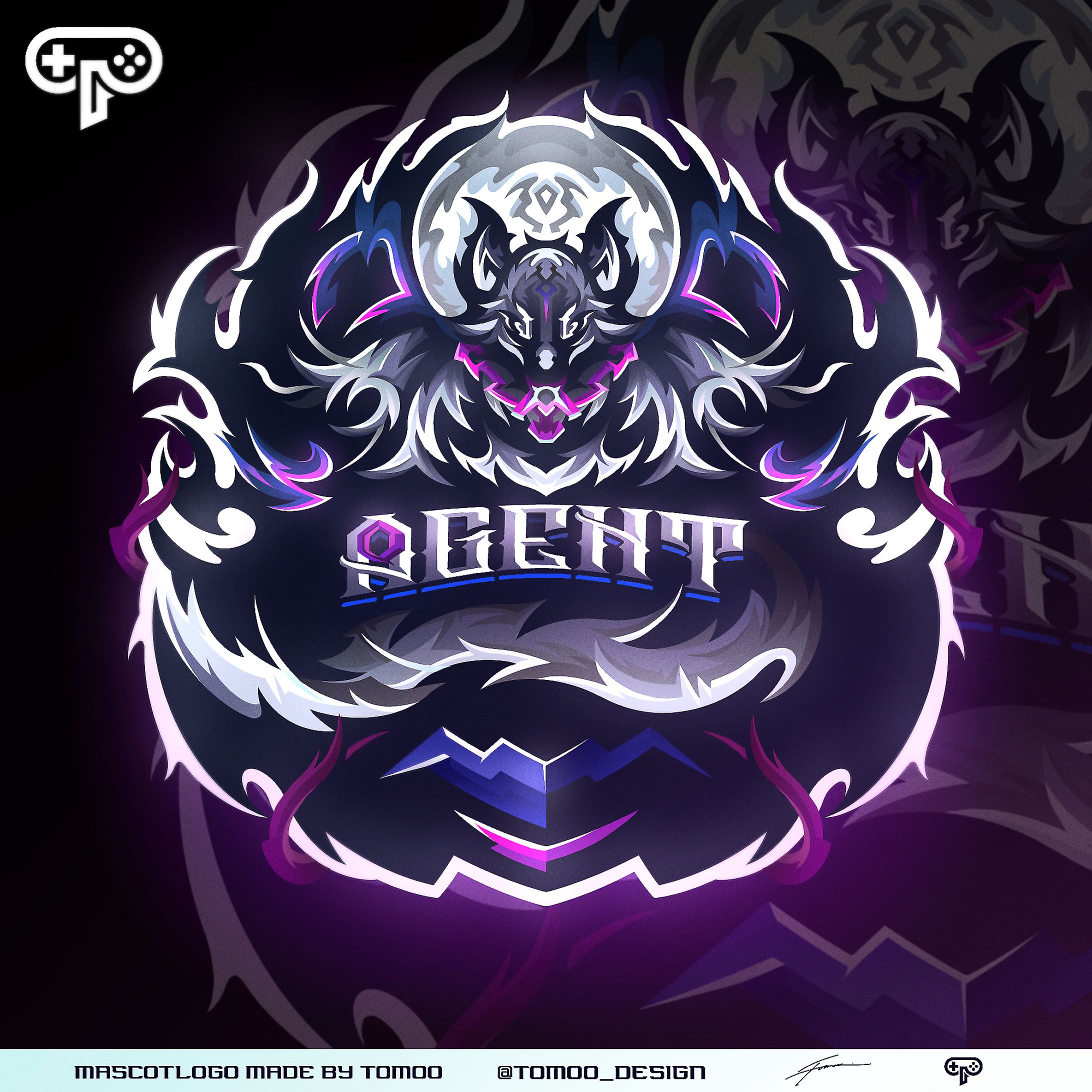 Mascot Logo 〜狼〜-1