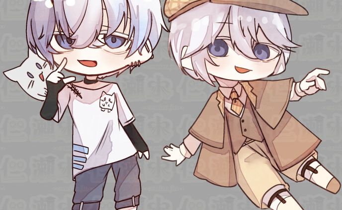 ミニキャライラスト　冬月ゆるひ様