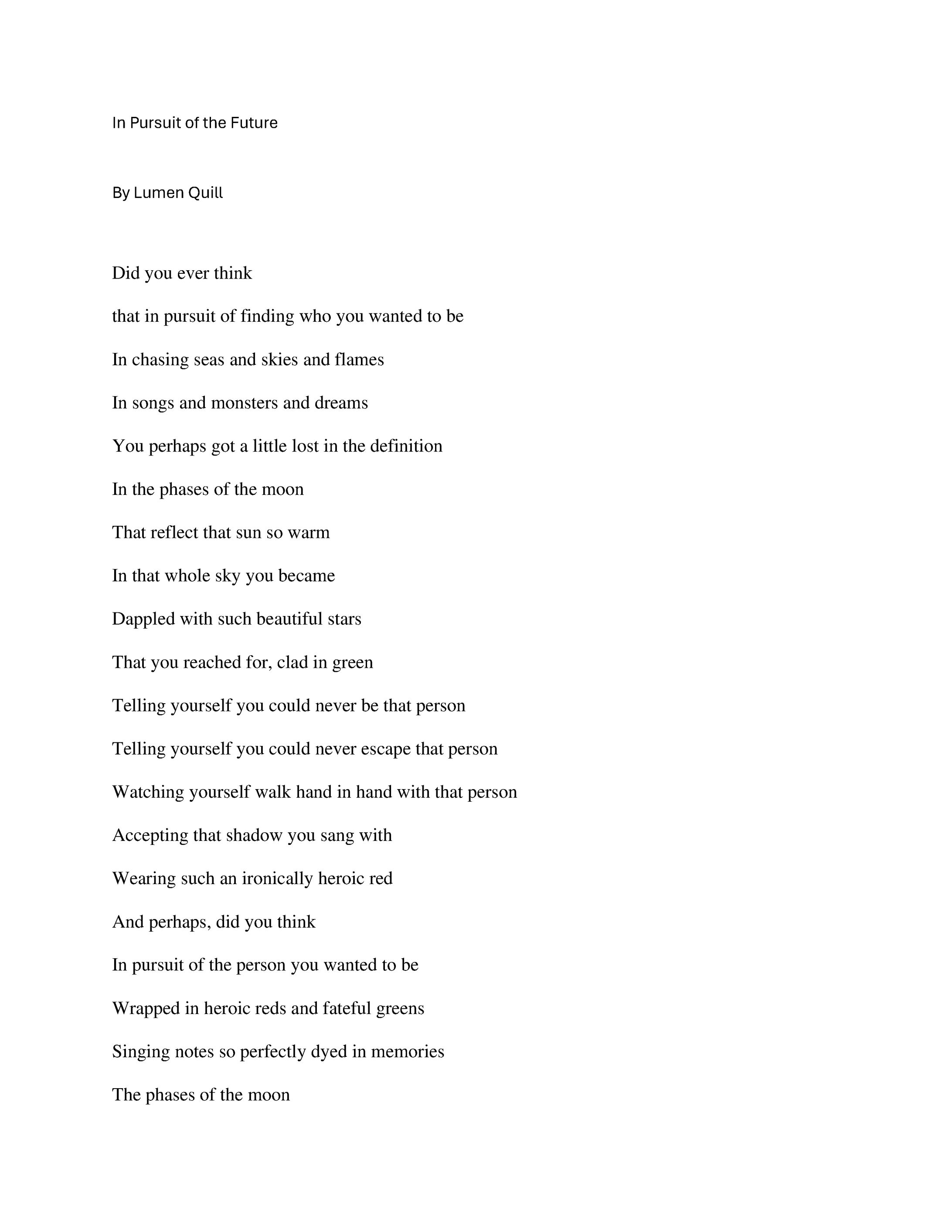 Poetry - In Pursuit of the Future-1