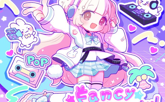 【お仕事】『FancyPoppin'Party!』CDジャケットアートワーク