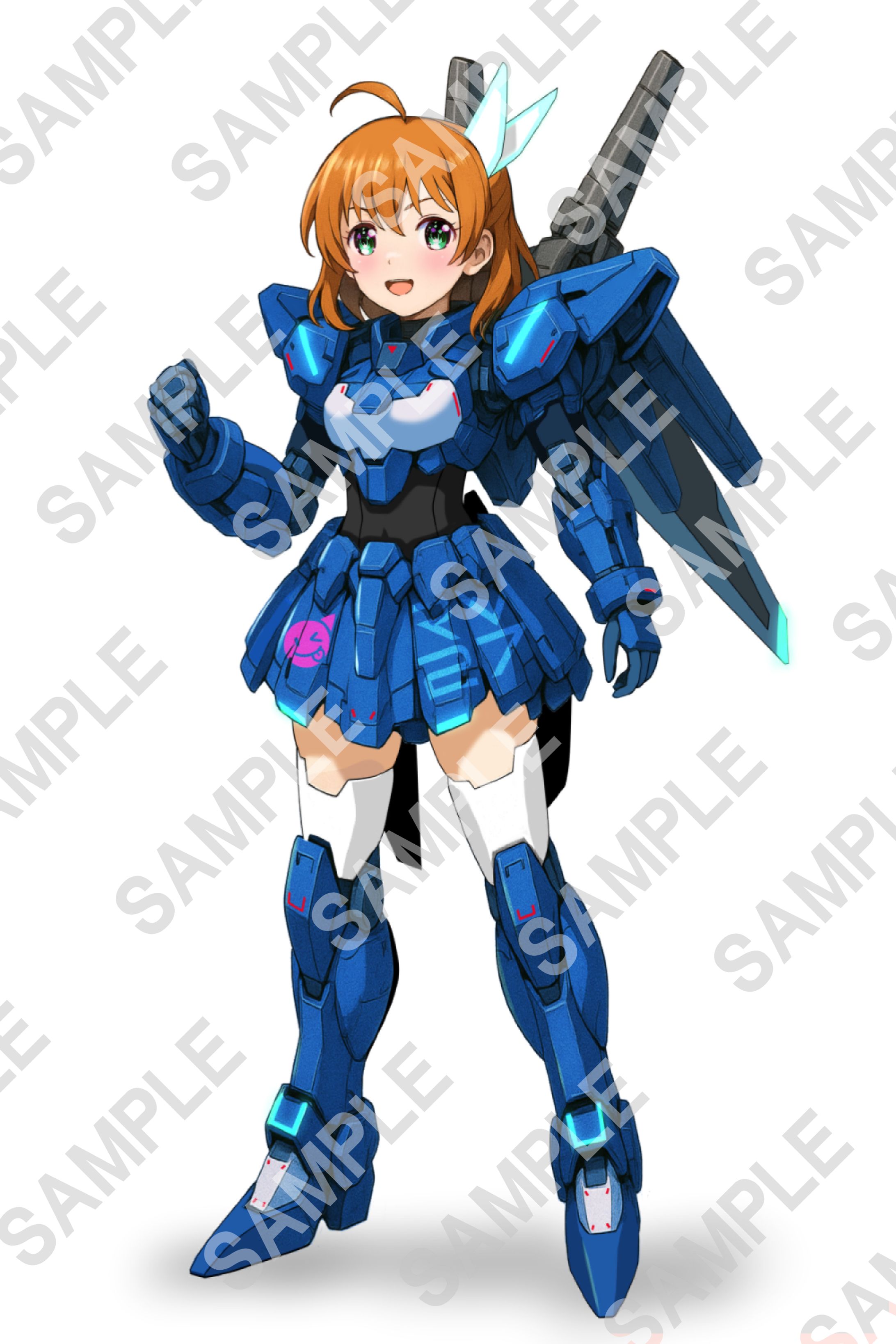 TaKa-Ki様よりYouTube動画用（MS少女風）キャラクターデザインのご依頼-1