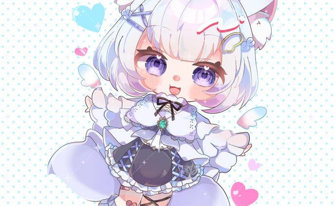 天羽しあ様ミニキャライラスト