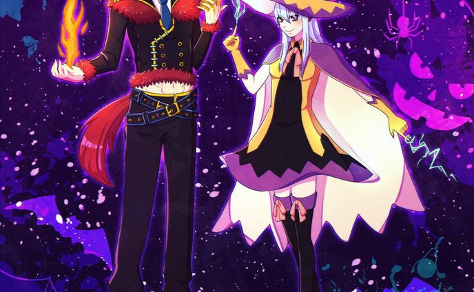 (late for) Happy Halloween🎃✨
Xias & Bellina🧡💚

＊＊＊

#mugenlogica #illust #illustrations #clipstudiopaint #character #characterart #characterillustration #characterdrawing #owncharacter #originalcharacter #myoriginalcharacter #digitaldrawings #digitalartworks #ipadart #ipaddrawings #イラスト #絵
