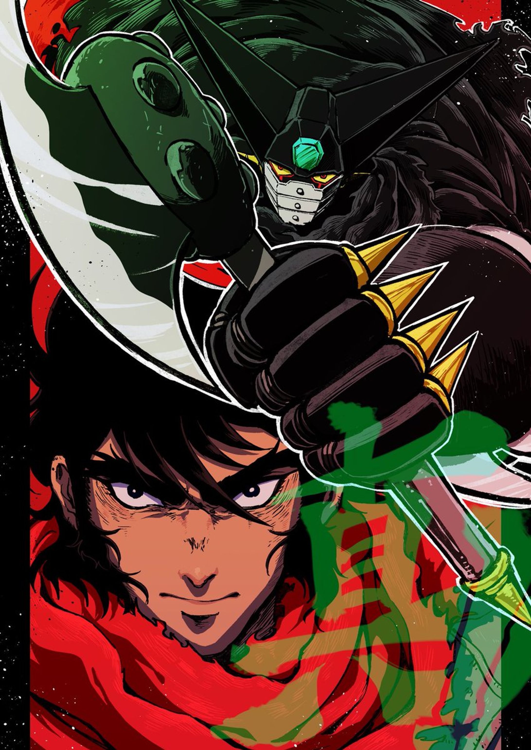 ゲッターロボOVA三部作のイラスト-1