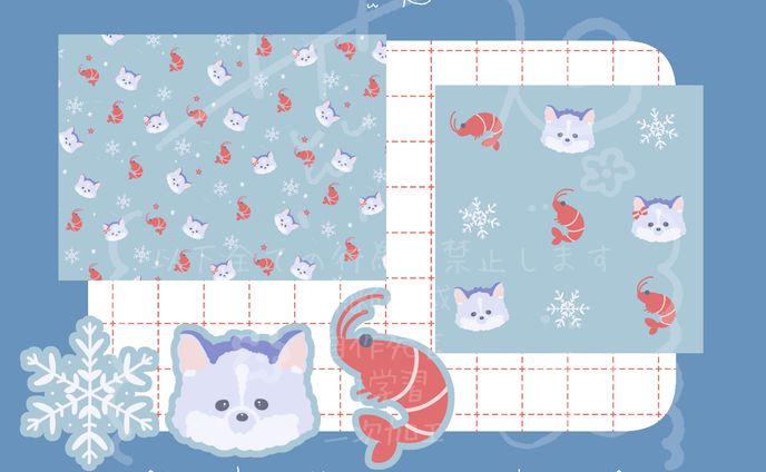 【ご依頼】パターンイラスト/ましら様