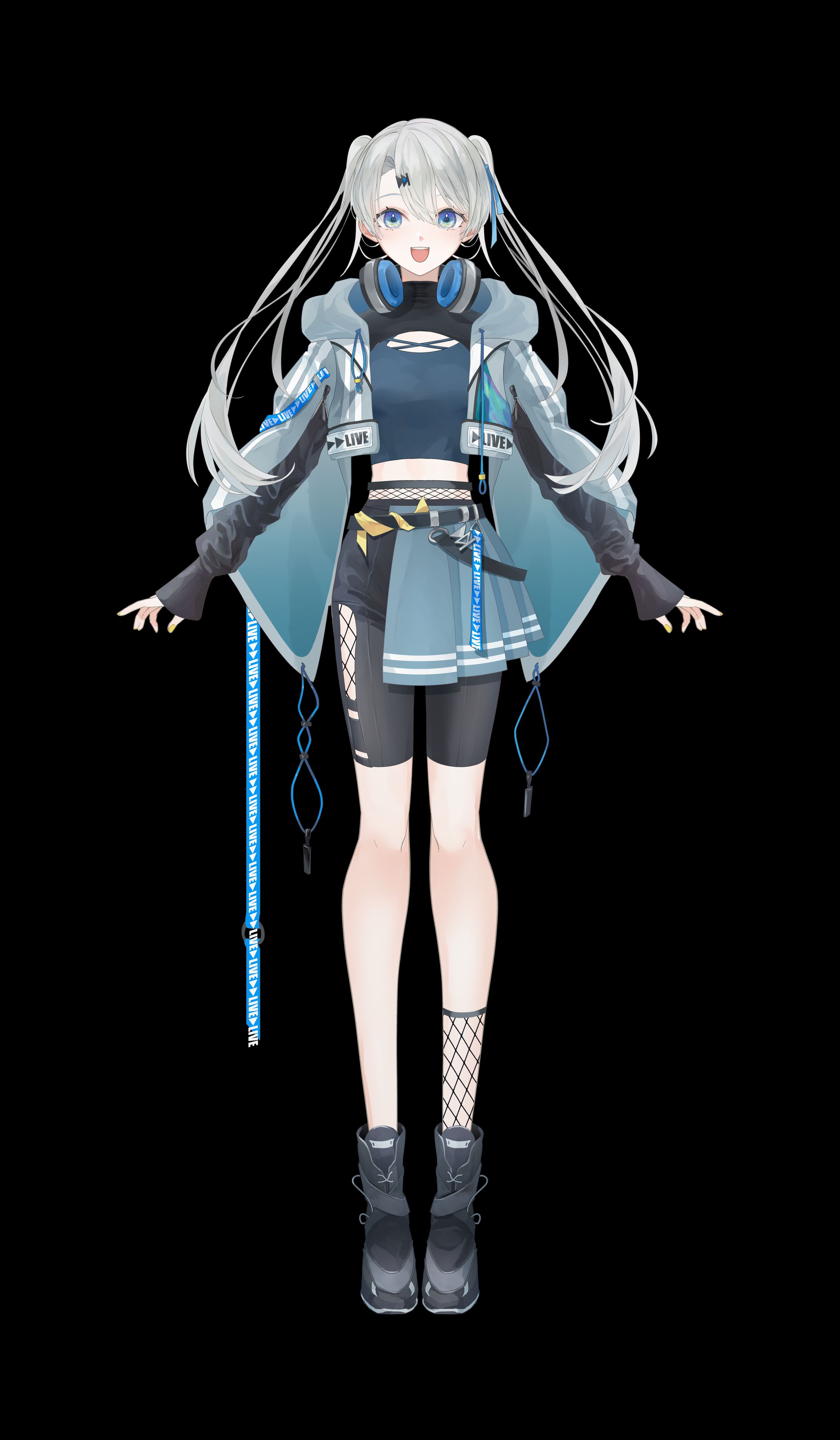 SPEC株式会社様/live2D用パーツ分け・キャラクターデザイン-1