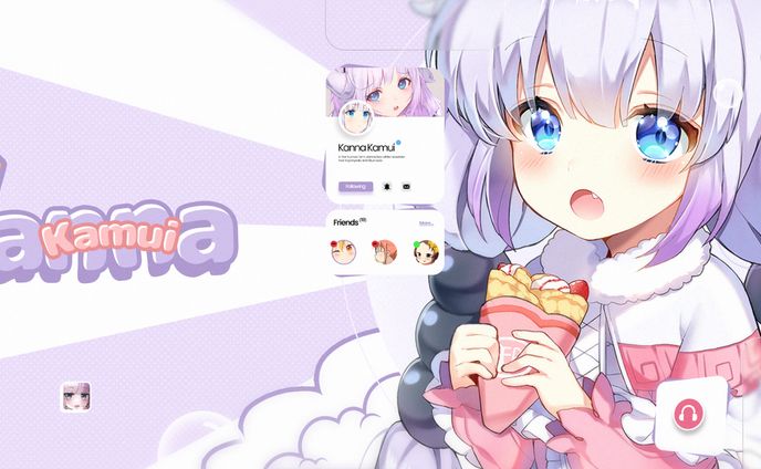 Kobayashi Maid Dragon - Kanna Kamui ~ HEADER ~