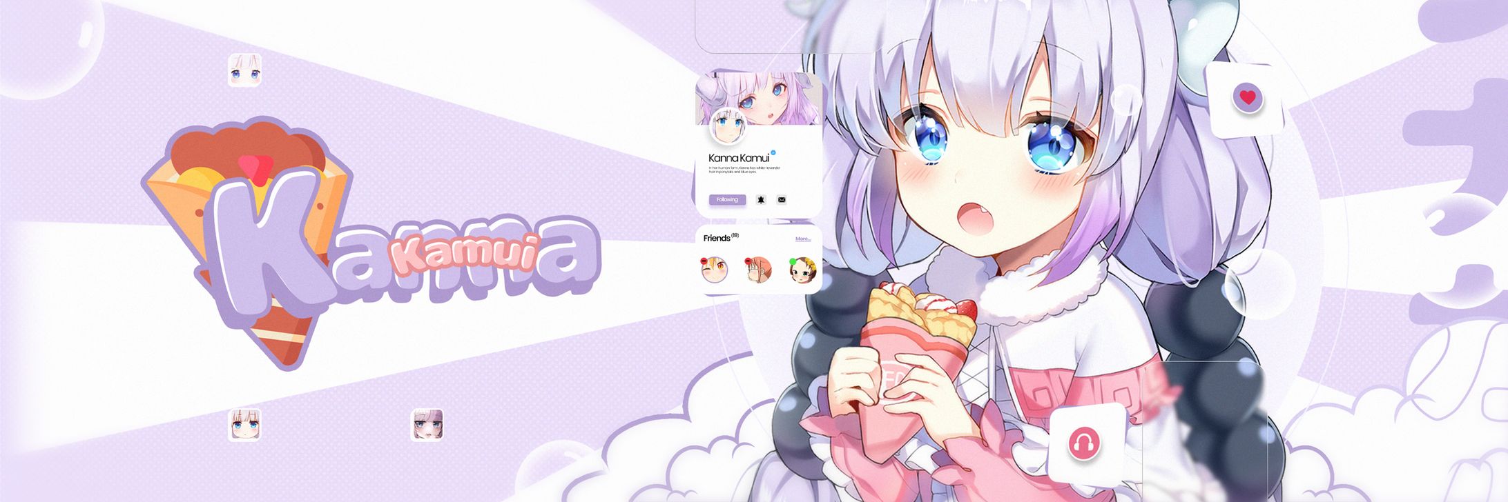 Kobayashi Maid Dragon - Kanna Kamui ~ HEADER ~-1