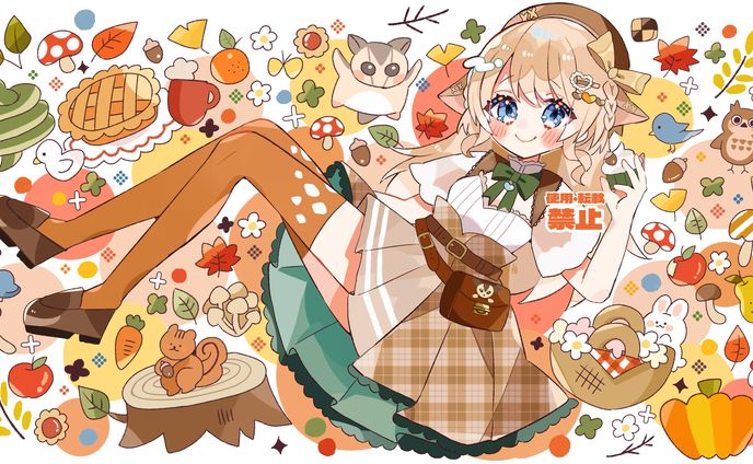 1枚イラスト、通常等身