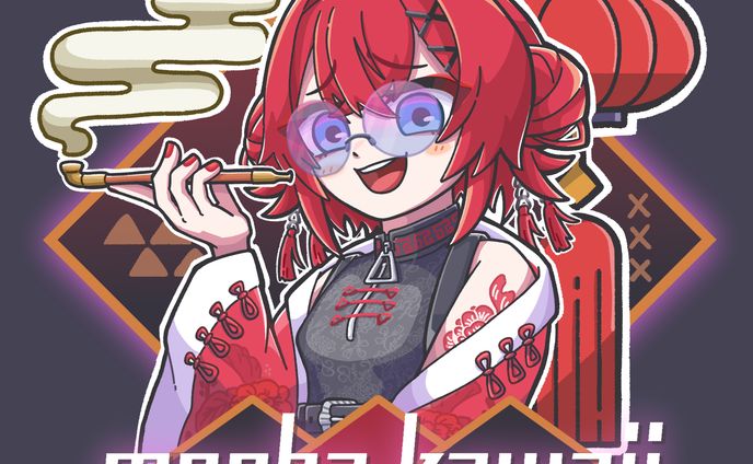 チャイナアンジュ(ステッカー風)