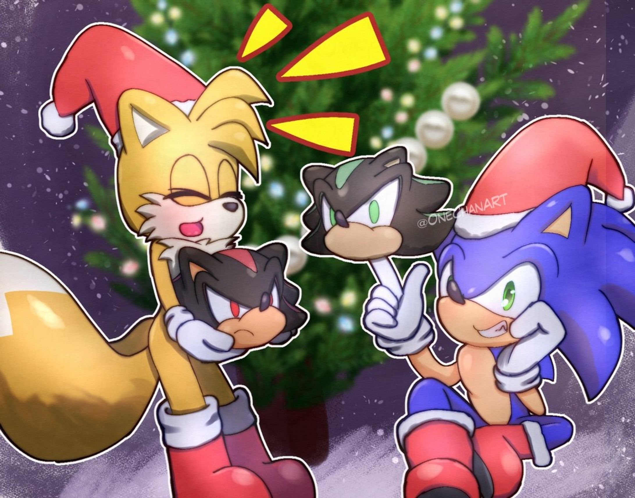 メリークリスマス！
シャドウとメフィレスのぬいぐるみをツリーに飾るソニックとテイルス
.
.
.
.
.
#sonic #sonicfanart #sonicthehedgehog #christmas #tails #milestailsprower #ソニック #テイルス #ソニかつ-1