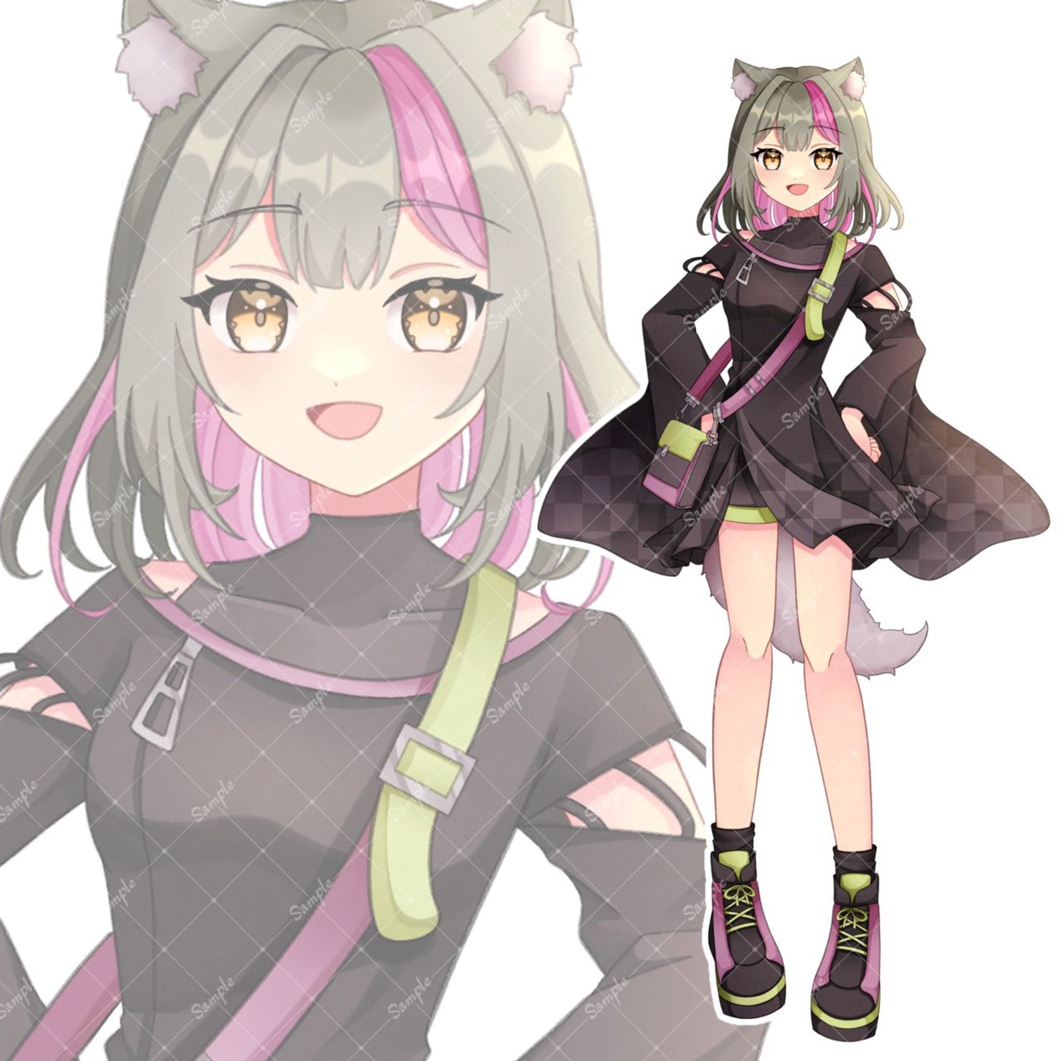 Qooo!!所属 桜噛凛様 立ち絵-1