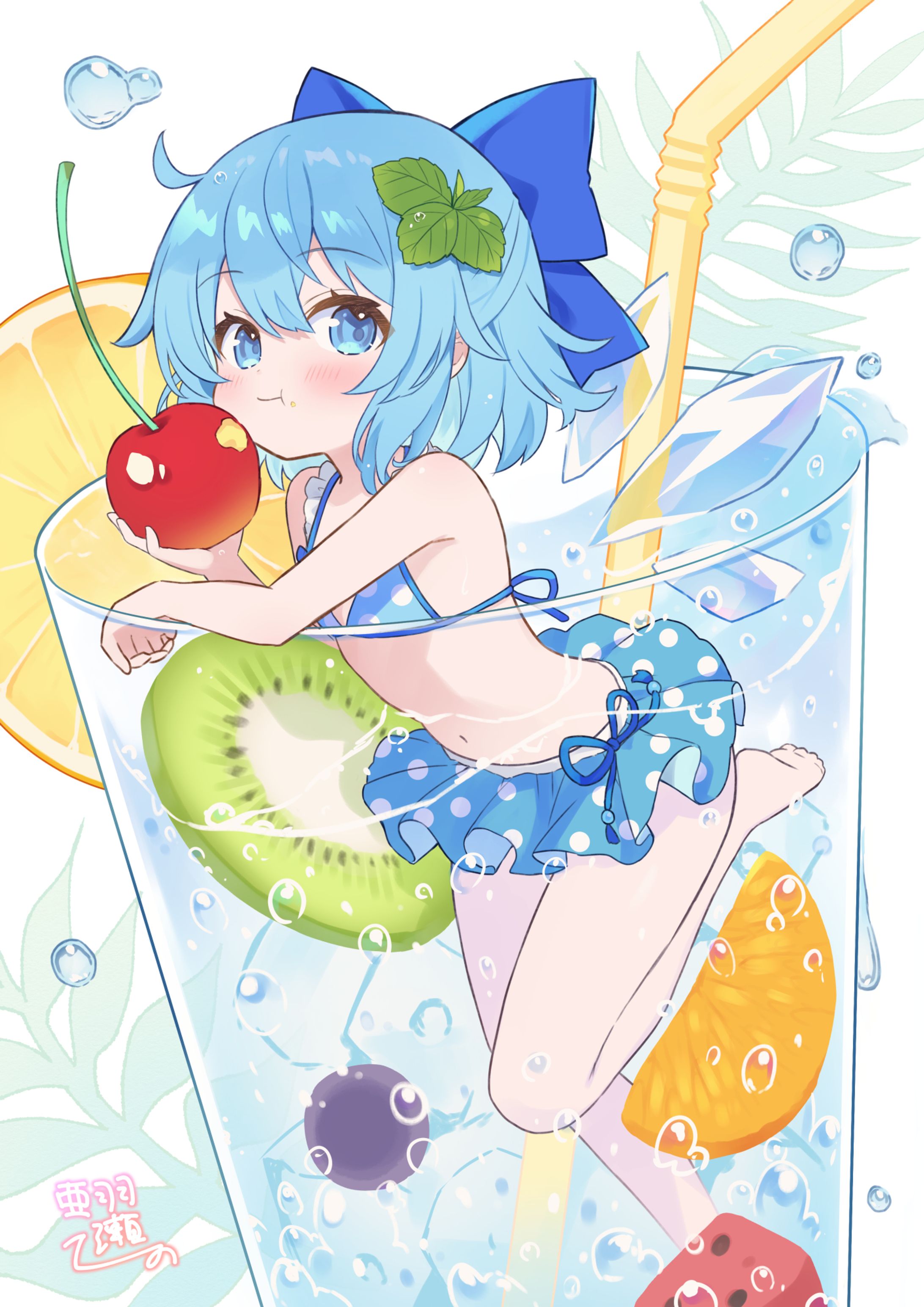 水着チルノ-1