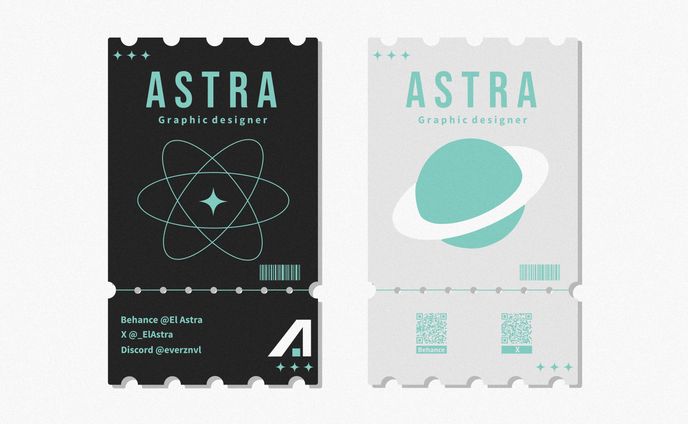 自主制作　名刺