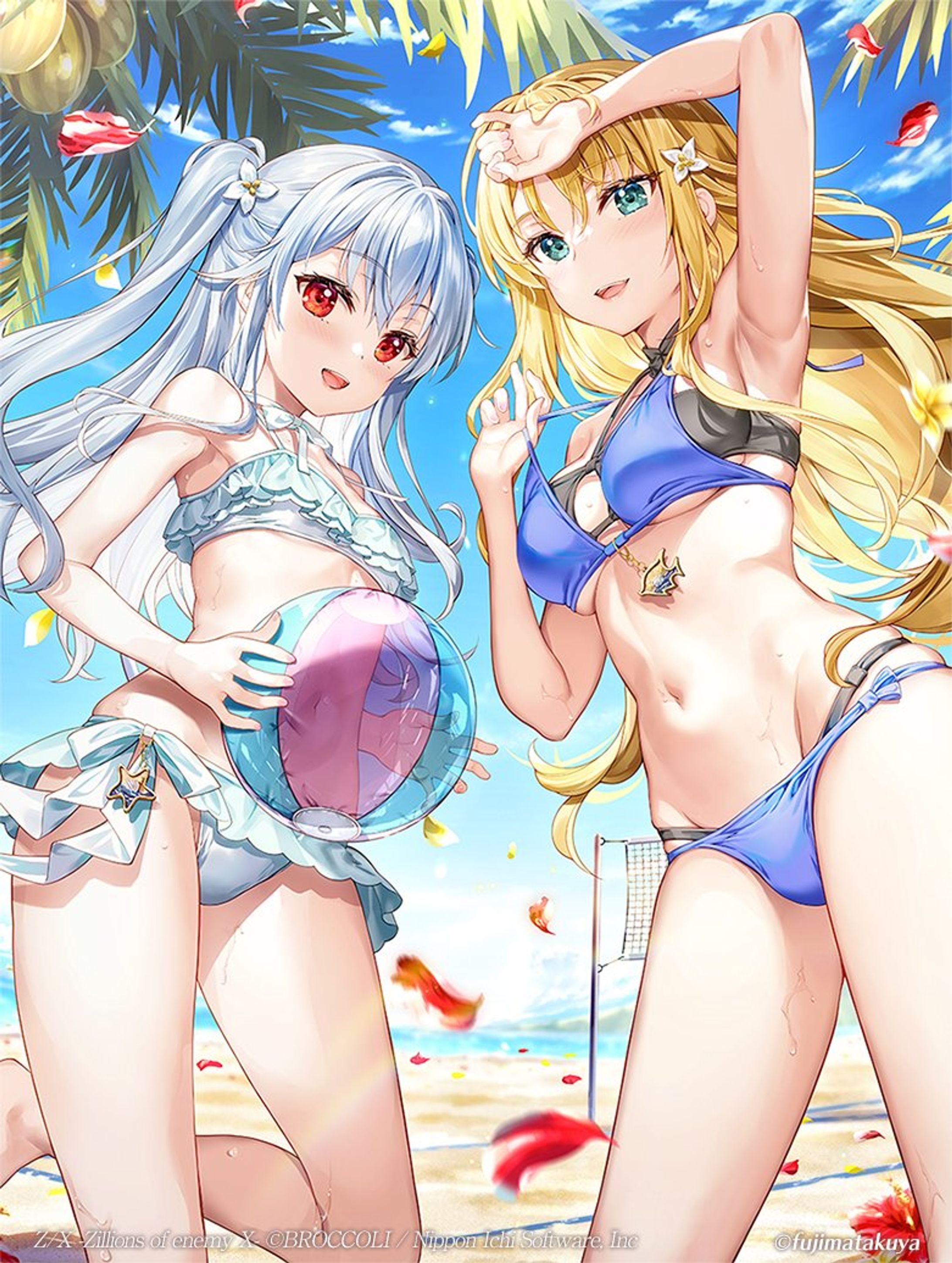 ブロッコリートレカアイテムくじOnline 「Z/X -Zillions of enemy X-」第4弾「あづみ＆リゲル」エンジョイビーチVer.-1