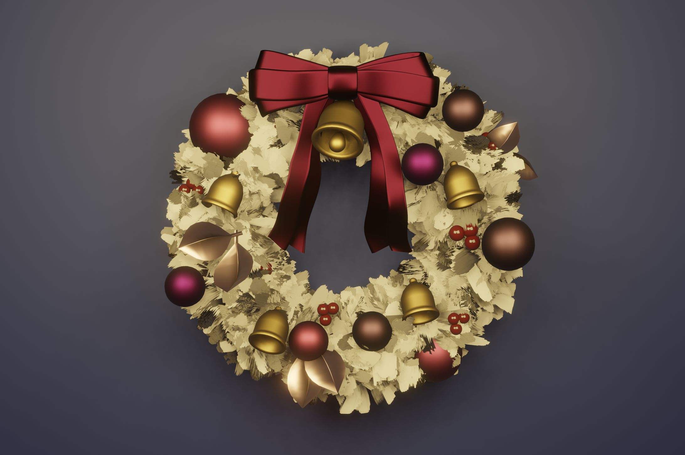 クリスマスリース-1