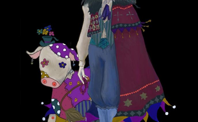♉️ Taureau ⋆꙳
𓂃𓂃𓂃𓂃𓂃𓂃𓂃𓂃𓂃𓂃

꙳☄︎ Jared ‪✯‬♂

サーカスで、ジキトをする闘牛士の青年。笑ったり泣いたり忙しい性格。過去にたくさんの牛と仲良くしてきた。今は1匹だけみたい...。

꙳☄︎ domi ‪✯ 🐃

闘牛士の青年ジャレッドと一緒にいる牛さん。とても優しい性格。いつもジャレッドに従って嬉しそうにしている?

 #イラスト  #art  #illustration  #illust  #オリジナル #イラスト好きな人と繋がりたい  #イラストグラム  #絵描きさんと繋がりたい #絵が上手くなりたい  #絵柄が好みって人にフォローされたい  #일러스트 #그림스타그램  #미술 #插图 #アンティーク #antique #ピエロ #ビスクドール #人形 #clown #poupée #marionnette #oilpainting  #牡牛座  #牛 #Taureau  #circus  #サーカス #星座  #十二星座