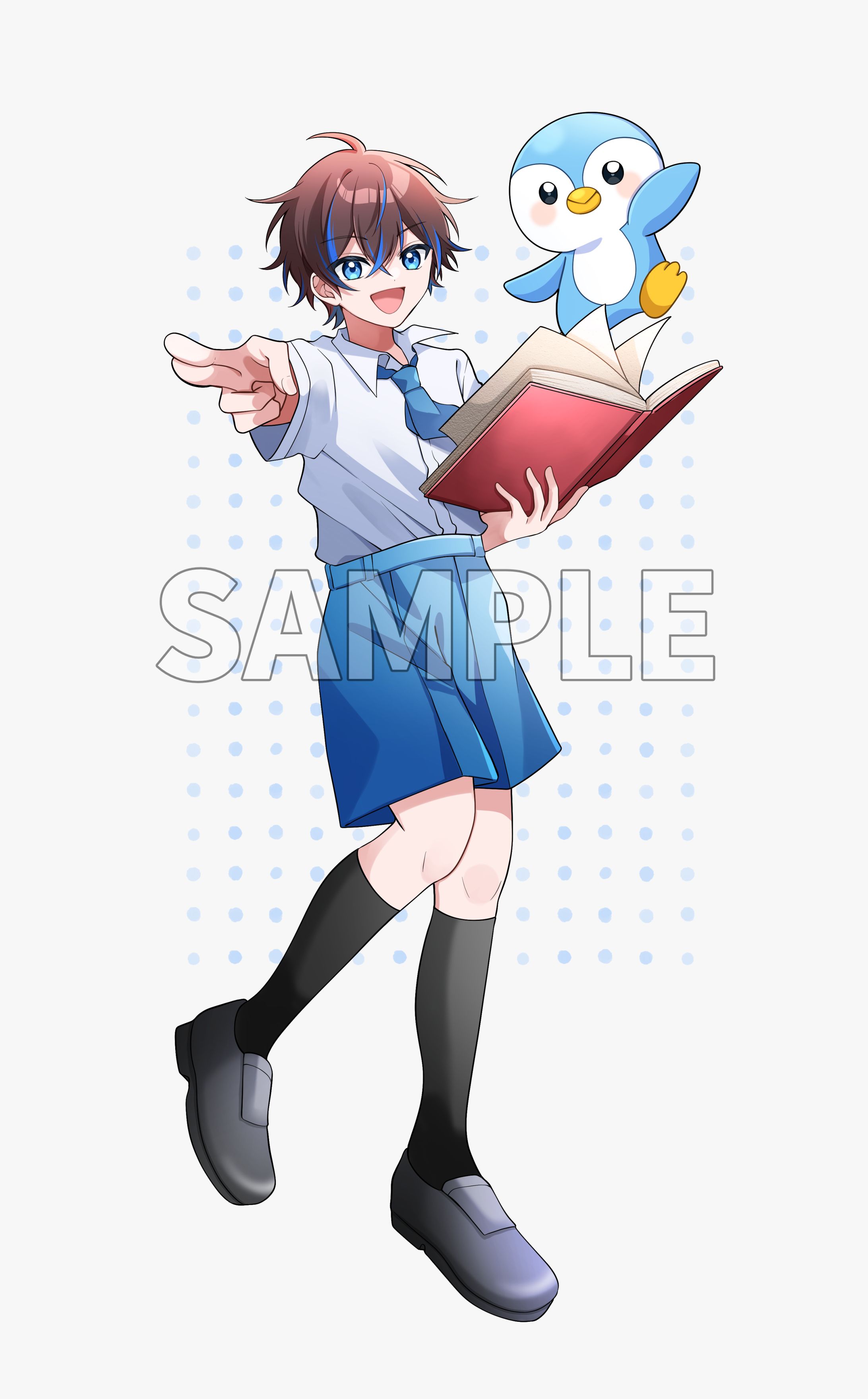 らぎちゃん様　「カサブタ」歌ってみたMV用イラスト制作-1